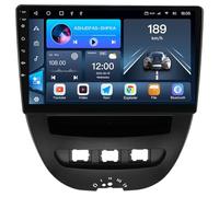 Car Stereo Radio for Peugeot 107 2009-2015 Android 15 Head Unit with Wireless Carplay Android Auto, 9 inch Touch Screen Bluetooth WiFi GPS FM Backup Camera(8-Core(4G+64G))