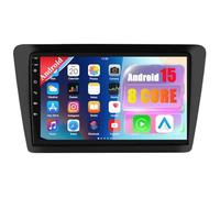 Car Stereo Radio for Skoda Rapid Seat Toledo 2013-2019 Android 15 Head Unit with Wireless Carplay Android Auto, 9 inch Touch Screen Bluetooth WiFi GPS FM Backup Camera(8-Core(2G+32G))
