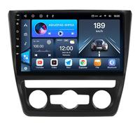 Car Stereo Radio for Skoda Yeti 5L 2009-2014 Android 15 Head Unit with Wireless Carplay Android Auto, 9 inch Touch Screen Bluetooth WiFi GPS FM Backup Camera(8-Core(3G+32G))