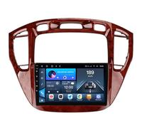 Car Stereo Radio for Toyota Highlander 2000-2007 Android 15 Head Unit with Wireless Carplay Android Auto, 9 inch Touch Screen Bluetooth WiFi GPS FM Backup Camera(Brown,4-Core(2G+32G))