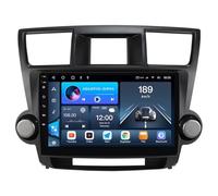 Car Stereo Radio for Toyota Highlander 2007-2013 Android 15 Head Unit with Wireless Carplay Android Auto, 9 inch Touch Screen Bluetooth WiFi GPS FM Backup Camera(8-Core(8G+256G))