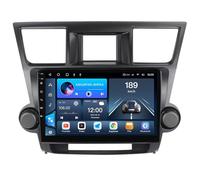 Car Stereo Radio for Toyota Highlander 2007-2013 Android 15 Head Unit with Wireless Carplay Android Auto, 9 inch Touch Screen Bluetooth WiFi GPS FM Backup Camera(4-Core(2G+32G))
