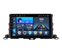 Car Stereo Radio for Toyota Highlander 2014-2019 Android 15 Head Unit with Wireless Carplay Android Auto, 10 inch Touch Screen Bluetooth WiFi GPS FM Backup Camera(4-Core(2G+32G))