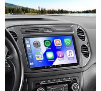 Car Stereo Radio for VW Tiguan 2009-2017, with Wireless CarPlay & Android 13 Auto, 9" HD Touch Carplay Screen for Car, with Bluetooth WiFi GPS FM/RDS SWC Mirror Link AHD Backup Camera Mic 2G+32G