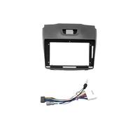 Car Stereo Radio Frame Fascia 9Inch Car DVD Frame Audio Dashboard Trim Kit Panel Fit For Chevrolet Trailblazer Holden 2012-2016(Frame AN cord)