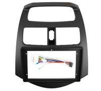 Car Stereo Radio Frame Fit For Chevrolet Spark 2010-2016 9In Navigation Screen Dash 2Din Car Dash Trim Kits Stereo Facia Panel Frame Car Radio Fascia