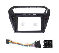 Car Stereo Radio Mounting Frame 9Inch For Citroen For Elysee 2014-2018 2Din Car Radio Fascia DVD Stereo Frame Plate Adapter Mounting Dash Installation Bezel MP5