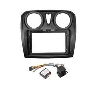 Car Stereo Radio Panel Frame 9/10Inch Car Frame Fascia Adapter Radio Dash Fitting Panel Kit For Logan For Sandero For Duster Symbol 2012-2020