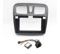 Car Stereo Radio Panel Frame 9/10Inch Car Frame Fascia Adapter Radio Dash Fitting Panel Kit For Logan For Sandero For Duster Symbol 2012-2020