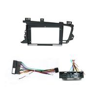 Car Stereo Radio Panel Frame Car Radio Fascia Frame For Kia K5 For OPTIMA 2011 2012 2013 2014 2015 9Inch Panel Wire Harness Power Cable Adapter（LHD RHD）