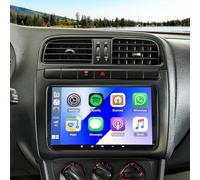 Car Stereo Radio Replacement for VW Polo 2011-2018, with Wireless CarPlay & Android 13 Auto, 9 HD Touch Carplay Screen for Car, with Bluetooth WiFi GPS FM/RDS SWC Mirror Link AHD Backup Camera Mi