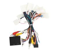 Car Stereo Radio Wiring Harness USB CANBUS Decoder Adapter Plug and Play Power Cable for Amplifier SWC Premium ABS Material