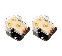 Car Stereo Splitter Box for Sound Transmission in Vehicle Stereo Systems Amplifier Signals Distribution Ground Wire Hub Speakers Cable Junction Box