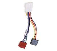 Car Stereo Wiring Harness, Easy Plug and Play Universal Radio Adapter ISO Standard Power Cable for Audio Head Unit Upgrades DIY Enthusiasts Mechanics Multiple Vehicle Models