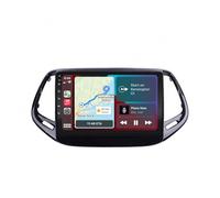 Car Stereo with Apple Car Play &Android Auto for Jeep Compass 2017 2018 Wireless, Mirror Link, Live Navigation, Voice Assistant, Touchscreen, 4 Core 4G+64G