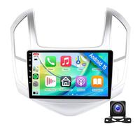 Car Stero Radio For Che-vrolet Cruze J300 J308 2012-2015,9 Inch Touch Screen Android 15 GPS Navigation With Wireless Carplay Android Auto WiFi Mirror Link Bluetooth SWC + Backup Camera(Size:L10)