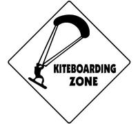 Car Sticker 15.6CM*15.6CM Kiteboarding Crossing Sign Zone Car Whole Body Decoration Decals Waterproof Vinyl Decals