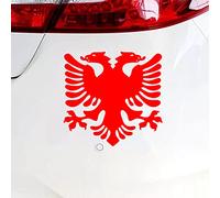 Car Sticker 30625 Various Sizes Albanian Flag Eagle car Sticker Decal Waterproof Stickers on car Rear Bumper Window(4)