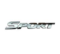 Car Sticker, 3D Auto Car Sticker SPORT Badge Decal Accessories Compatible with Toyota Highland-er HONDA Silver