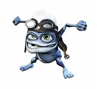 car sticker Beautiful Anime Funny Crazy Frog Car Sticker Waterproof Cover Scratch Funny Sticker Window Motorcycle Fine Decal Decor Kk13*12cm (Color Name : 7)