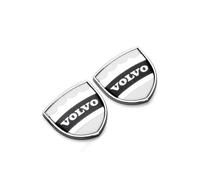 Car Sticker Car Badge Emblem for Volvo XC40 XC60 XC70 XC90 S40, 3D Metal Chrome Self-Adhesive Logo Emblem Bodywork Decorative Sticker,normal-Silverstyle