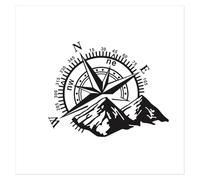 Car Sticker Decorative Waterproof Self-Adhesive Vinyl Sticker Cover Car Decal(Black,30X21.3CM)