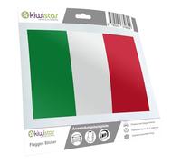 Car Sticker Flag Sticker 10 cm Italy LAMINIERT EXTRA LONG DURABLE