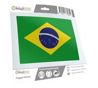 Car Sticker Flag Sticker 15 cm Brazil LAMINIERT EXTRA LONG DURABLE