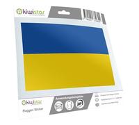 Car Sticker Flag Sticker 15 cm Ukraine LAMINIERT EXTRA LONG DURABLE