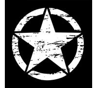 Car Sticker Hood Off-Road Graphic Decal Waterproof Sunscreen PVC(Black,20CM)