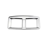 Car Sticker Rear AC Outlet Cover Center Armrest Box Air Conditioning Vent Trim ABS Chrome Accessories For Peugeot 3008 2014-2016