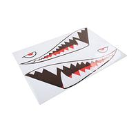 Car Sticker, Shark Mouth Teeth, Car Sticker, DIY, Funny Shark Teeth, Pattern, Sticker, Strong Adhesive, Car Side Door Seal, DIY, Shark Sticker, Decorative