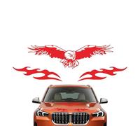 Car Sticker - Vinyl Full Wing Size | UV Resistant Waterproof Eagle Pattern Decor Bumper Decal | Personalized Engine Hood Graphic for Vehicles Auto Truck DIY Modelling Decoration