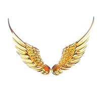 Car Sticker with Aquila Wings - Metal Decorative Emblems with 3D Design, Falco Wings Style | Elegant Accessories for SUVs, Motorcycles, Scooters, Laptops, Vehicles, Signature Body Decoration