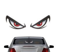 Car Sticker with Reflective Eyes, 3D Stereo Eye Stickers - Funny Car Stickers, Car Stickers for Car, Window, Wall