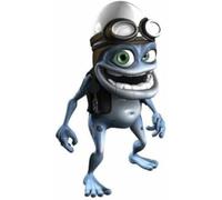Car Stickers and Decals 13Cmx12Cm Car Stickers, Motorcycle Decals Funny Crazy Frog Cartoon Decorative Accessories,to Cover Scratches Waterproof PVC.（2Pcs）（2Pcs）