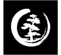 Car Stickers and Decals 16Cm X 15.4Cm Funny Tree of Life Zen Circle Buddhism Yoga Car Stickers Automobiles Motorcycles Exterior Accessories Vinyl Decals（2Pcs）