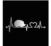 Car Stickers and Decals 18.2X7.7Cm 3D Stylish Car Stickers Hedgehog Creative Cartoon Vinyl Window Reflective Decoration Decals Rear Windshield Decals(2Pcs)