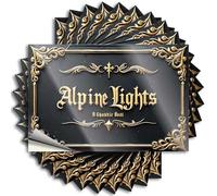 Car Stickers and Decals Alpine Lights: A Ghabitic Book Cover Design Stickers 10Pcs Toolbox Stickers and Decals Decal Stickers for Car(6X9CM)