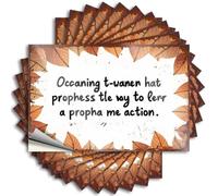 Car Stickers and Decals Autumn Leaves Frame: A Prophetic Message of Transformation Stickers 10Pcs Toolbox Stickers and Decals Decal Stickers for Car(6X9CM)