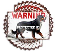 Car Stickers and Decals Bernese Mountain Dog Warning Sign: Protected By Loyalty Stickers 10Pcs Toolbox Stickers and Decals Decal Stickers for Car(6X9CM)