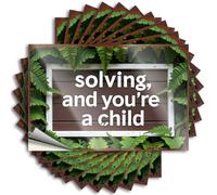 Car Stickers and Decals Childhood Solving: A Journey Through Nature's Frame Stickers 10Pcs Toolbox Stickers and Decals Decal Stickers for Car(6X9CM)