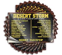 Car Stickers and Decals Desert Storm: A Cryptic Journey Through Hidden Words Stickers 10Pcs Funny Sticker Sarcastic Signs(6X9CM)