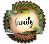 Car Stickers and Decals Family Bonds: A Timeless Treasure Stickers 10Pcs Toolbox Stickers and Decals Decal Stickers for Car(12X18CM)