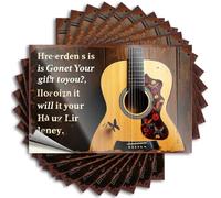 Car Stickers and Decals Harmonious Strings: Exploring The Artistry of Acoustic Guitars Stickers 10Pcs Toolbox Stickers and Decals Decal Stickers for Car(12X18CM)