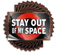 Car Stickers and Decals Keep Your Distance: The Essential Social Sign Stickers 10Pcs Toolbox Stickers and Decals Decal Stickers for Car(6X9CM)