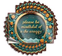 Car Stickers and Decals Mindful of Energy: A Decorative Reminder Stickers 10Pcs Toolbox Stickers and Decals Decal Stickers for Car(8X12CM)