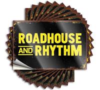 Car Stickers and Decals Roadhouse and Rhythm: A Musical Journey Through Time Stickers 10Pcs Toolbox Stickers and Decals Decal Stickers for Car(6X9CM)