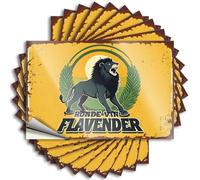 Car Stickers and Decals Ronde Vin Flavender: The Roaring Lion's Pride Stickers 10Pcs Toolbox Stickers and Decals Decal Stickers for Car(6X9CM)