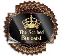Car Stickers and Decals The Scribed Borosist: Crowned Legacy Stickers 10Pcs Toolbox Stickers and Decals Decal Stickers for Car(8X12CM)